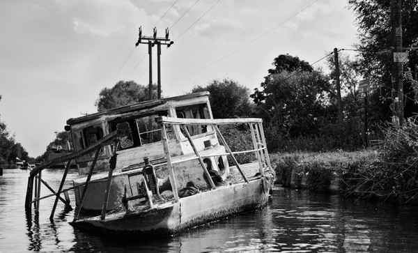 Converted to black and white. Adds some drama.<hr>Lee Valley Kayaking (2026)